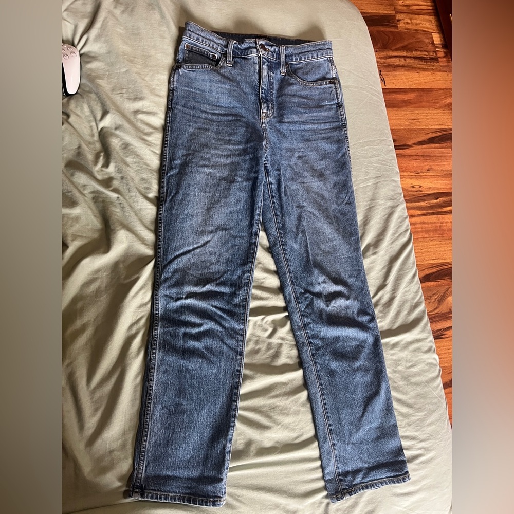 J. Crew Women's Straight Leg Blue Jeans